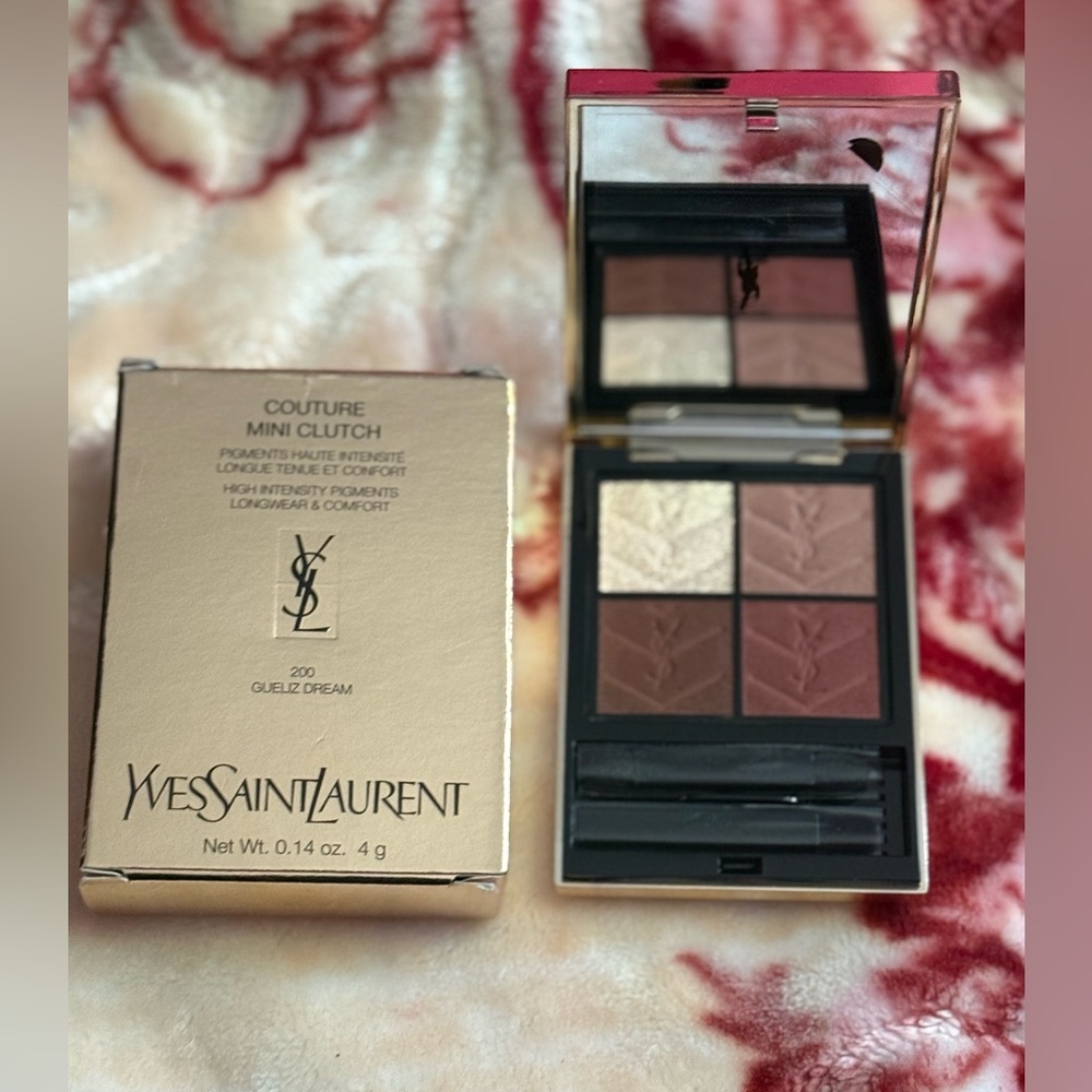Yves Saint Laurent, YSL Couture mini clutch, Gueliz Dream eyeshadows